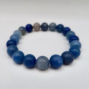 10MM RARE BLUE AVENTURINE BRACELET